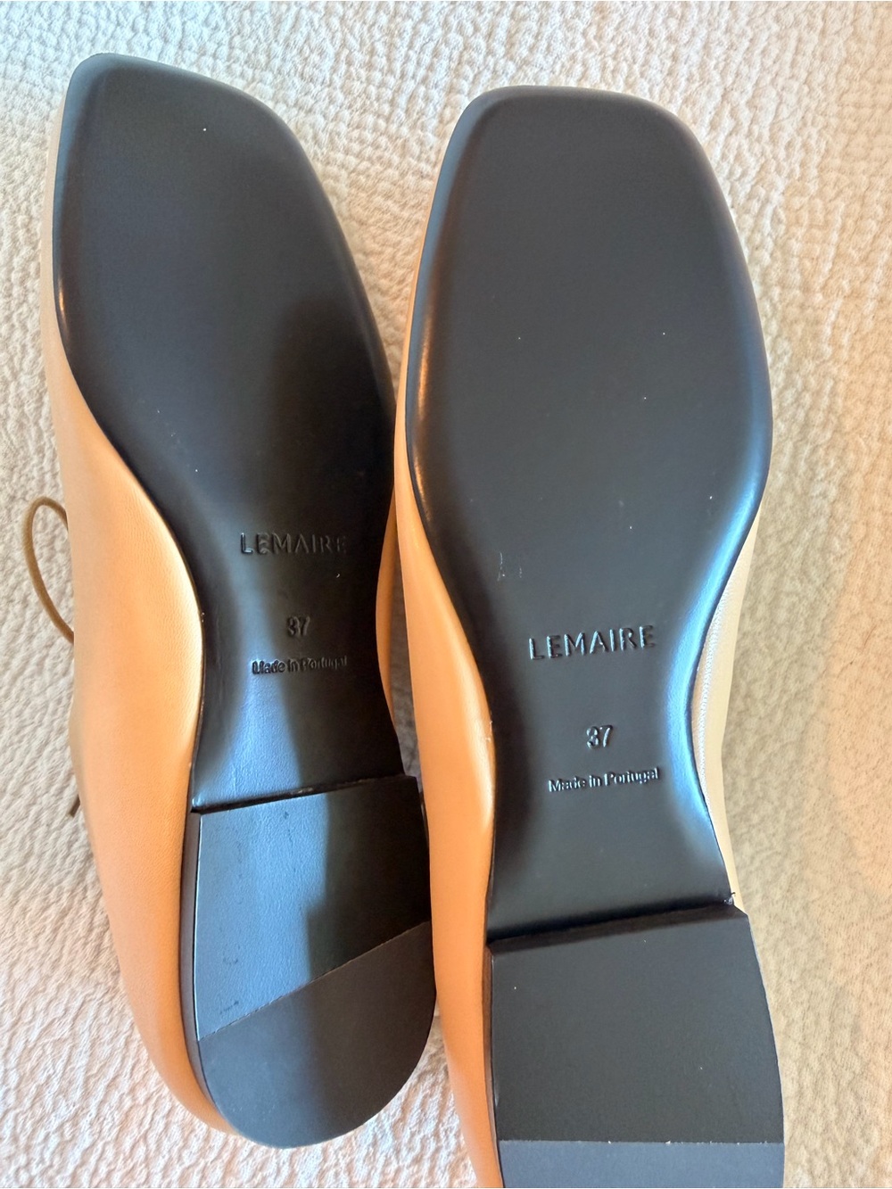 Lemaire SSENSE Exclusive Tan Flat Derbys - Picture 5 of 5